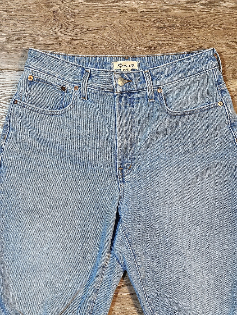 NWT Madewell The Curvy Perfect Vintage Jean Comfort Stretch High Rise Raw Hem - Picture 4 of 16